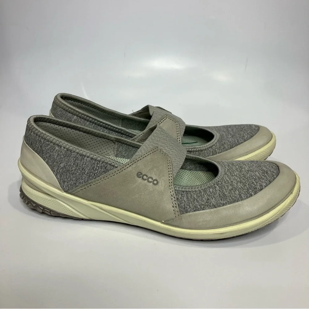 ECCO Biom Life mary Jane shoes flats comfort shoes‎ women’s size 39 gray casual